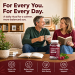 Clean Organics Ashwagandha Gummies with KSM-66® for stress relief and sleep support, shown in a clear image of the supplement bottles.