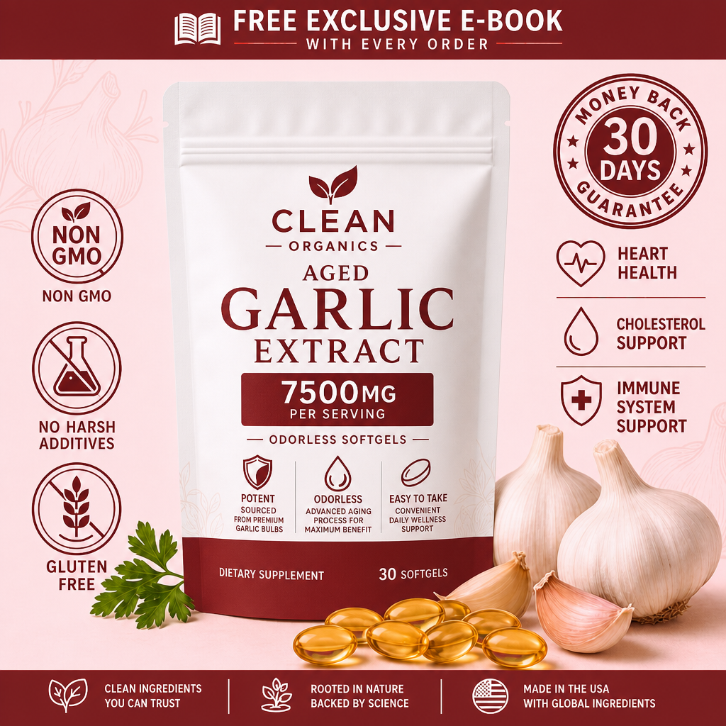 Aged Garlic Extract - 7500mg Odorless Softgels